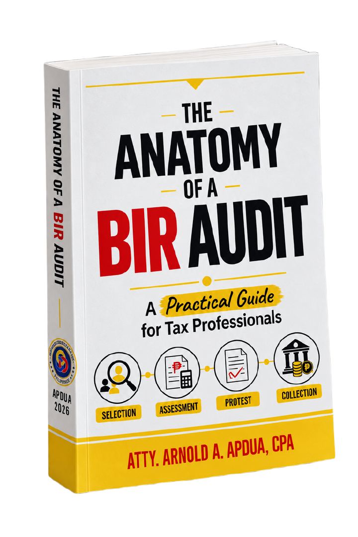 The Anatomy of a BIR Audit - Book by Atty. Arnold A. Apdua, CPA